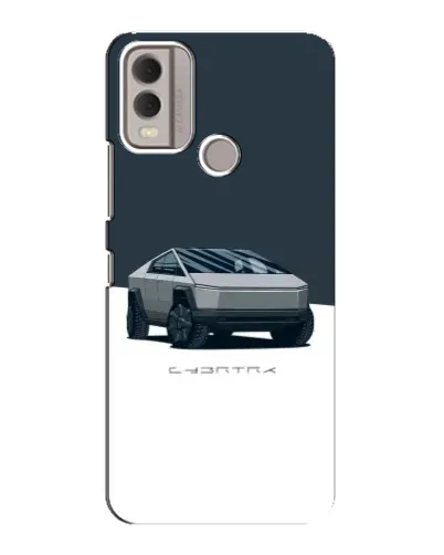 Чехол для Nokia C22 с картинкой «Серебристый Cybertruck Tesla» Чехол для Nokia C22 с картинкой «Серебристый Cybertruck Tesla»