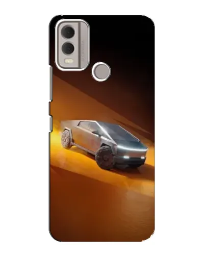 Чехол для Nokia C22 с картинкой «Cybertruck в пустыне» Чехол для Nokia C22 с картинкой «Cybertruck в пустыне»