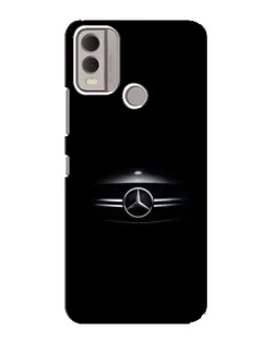 Чехол для Nokia C22 с картинкой «Mercedes — абстрактные линии» Чехол для Nokia C22 с картинкой «Mercedes — абстрактные линии»