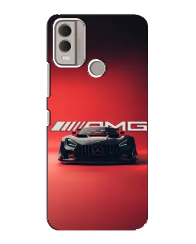 Чехол для Nokia C22 с картинкой «Mercedes AMG — красная линия» Чехол для Nokia C22 с картинкой «Mercedes AMG — красная линия»