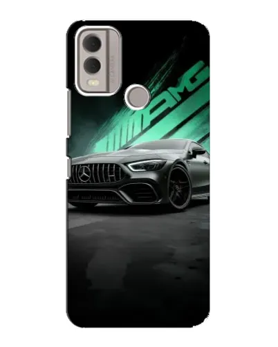 Чехол для Nokia C22 с картинкой «Темный Mercedes AMG» Чехол для Nokia C22 с картинкой «Темный Mercedes AMG»