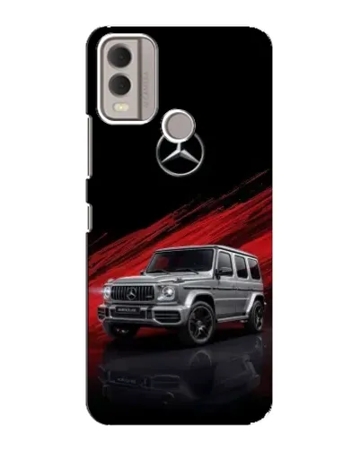 Чехол для Nokia C22 с картинкой «Mercedes G-Class красный» Чехол для Nokia C22 с картинкой «Mercedes G-Class красный»