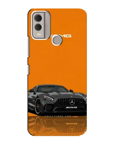 Чехол для Nokia C22 с картинкой «Оранжевый Mercedes AMG» Чехол для Nokia C22 с картинкой «Оранжевый Mercedes AMG»