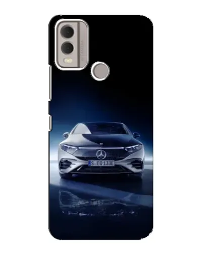 Чехол для Nokia C22 с картинкой «Ночной Mercedes EQ» Чехол для Nokia C22 с картинкой «Ночной Mercedes EQ»