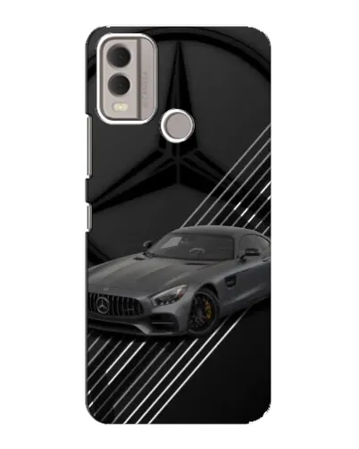 Чехол для Nokia C22 с картинкой «Mercedes AMG — графика» Чехол для Nokia C22 с картинкой «Mercedes AMG — графика»