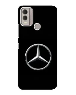 Чехол для Nokia C22 с картинкой «Mercedes классический лого»