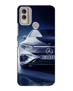 Чехол для Nokia C22 с картинкой «Mercedes EQ — будущее»