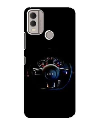Чехол для Nokia C22 с картинкой «Салон Audi — руль» Чехол для Nokia C22 с картинкой «Салон Audi — руль»