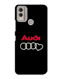 Чехол для Nokia C22 с картинкой «Логотип Audi Heart» Чехол для Nokia C22 с картинкой «Логотип Audi Heart»