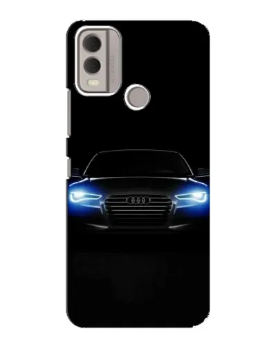 Чехол для Nokia C22 с картинкой «Audi в неоне» Чехол для Nokia C22 с картинкой «Audi в неоне»