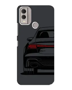 Чехол для Nokia C22 с картинкой «Задняя часть Audi — арт»