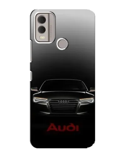 Чехол для Nokia C22 с картинкой «Audi — градиентный контур» Чехол для Nokia C22 с картинкой «Audi — градиентный контур»