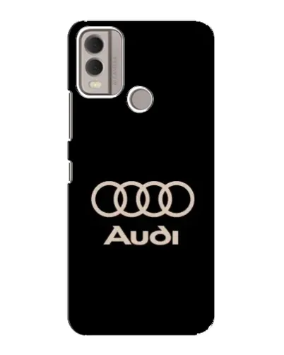 Чехол для Nokia C22 с картинкой «Audi — золотой логотип» Чехол для Nokia C22 с картинкой «Audi — золотой логотип»