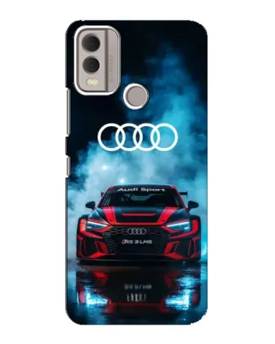 Чехол для Nokia C22 с картинкой «Audi Sport — неон» Чехол для Nokia C22 с картинкой «Audi Sport — неон»