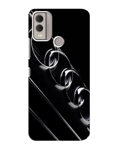 Чехол для Nokia C22 с картинкой «Audi — абстрактные кольца» Чехол для Nokia C22 с картинкой «Audi — абстрактные кольца»