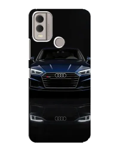 Чехол для Nokia C22 с картинкой «Audi — ночное отражение» Чехол для Nokia C22 с картинкой «Audi — ночное отражение»