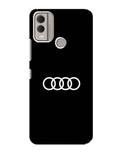 Чехол для Nokia C22 с картинкой «Audi White Logo» Чехол для Nokia C22 с картинкой «Audi White Logo»