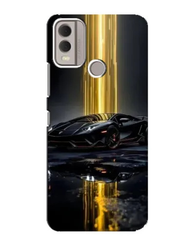 Чехол для Nokia C22 с картинкой «Ночной Lamborghini драйв» Чехол для Nokia C22 с картинкой «Ночной Lamborghini драйв»