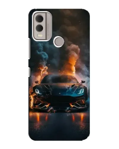 Чехол для Nokia C22 с картинкой «Lamborghini дымная эстетика» Чехол для Nokia C22 с картинкой «Lamborghini дымная эстетика»