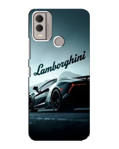 Чехол для Nokia C22 с картинкой «Классическая надпись Lamborghini» Чехол для Nokia C22 с картинкой «Классическая надпись Lamborghini»