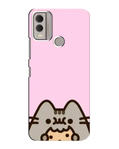Чехол для Nokia C22 с картинкой «Pusheen и печенье» Чехол для Nokia C22 с картинкой «Pusheen и печенье»