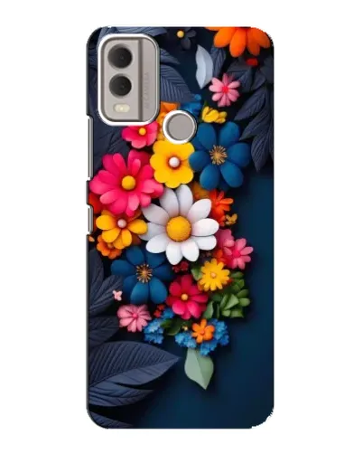 Чехол для Nokia C22 с картинкой «Цветочная феерия» Чехол для Nokia C22 с картинкой «Цветочная феерия»