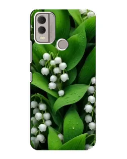 Чехол для Nokia C22 с картинкой «Ландыши в зелени»