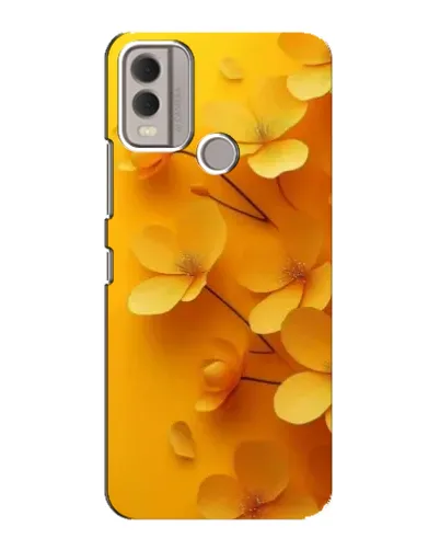 Чехол для Nokia C22 с картинкой «Золотые лепестки» Чехол для Nokia C22 с картинкой «Золотые лепестки»