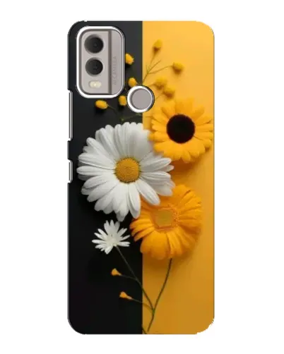 Чехол для Nokia C22 с картинкой «Подсолнух и ромашка» Чехол для Nokia C22 с картинкой «Подсолнух и ромашка»