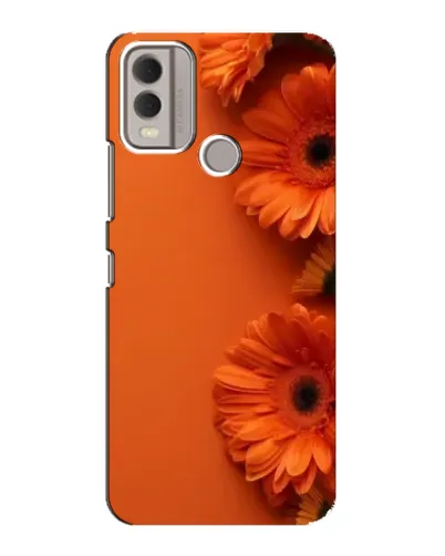 Чехол для Nokia C22 с картинкой «Оранжевые герберы» Чехол для Nokia C22 с картинкой «Оранжевые герберы»