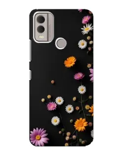 Чехол для Nokia C22 с картинкой «Цветочная композиция»