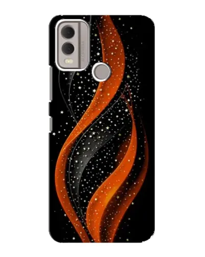 Чехол для Nokia C22 с картинкой «Огненная звездная волна» Чехол для Nokia C22 с картинкой «Огненная звездная волна»
