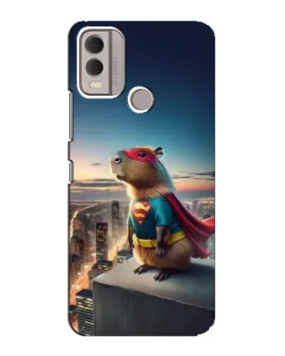 Чехол для Nokia C22 с картинкой «Капи-мен супергерой» Чехол для Nokia C22 с картинкой «Капи-мен супергерой»