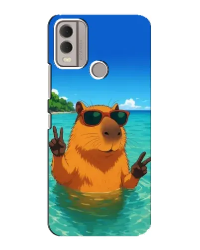 Чехол для Nokia C22 с картинкой «Морская капибара» Чехол для Nokia C22 с картинкой «Морская капибара»