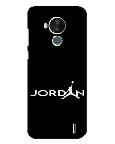 Чехол для Nokia C30 с картинкой «Jordan White Logo»