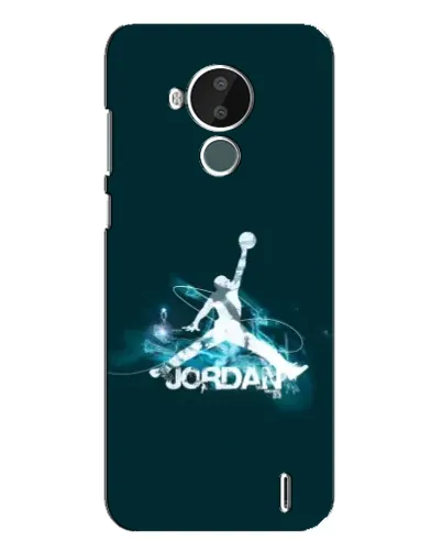Чехол для Nokia C30 с картинкой «Jordan Blue Fire»
