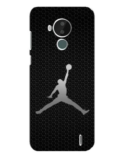 Чехол для Nokia C30 с картинкой «Jordan Dark Carbon»