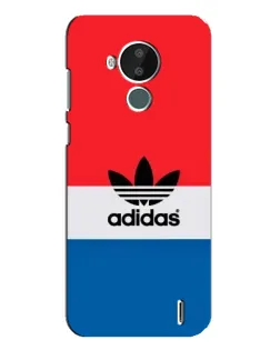 Чехол для Nokia C30 с картинкой «Ретро блоки Adidas»