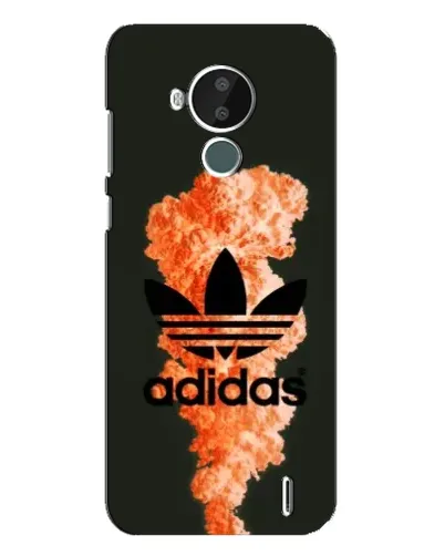 Чехол для Nokia C30 с картинкой «Оранжевый дым Adidas» Чехол для Nokia C30 с картинкой «Оранжевый дым Adidas»