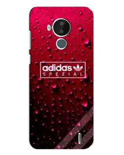 Чехол для Nokia C30 с картинкой «Adidas Gold Marble»