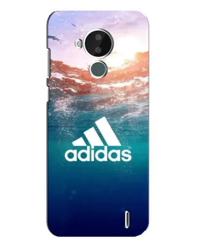 Чехол для Nokia C30 с картинкой «Океанская глубина адидас» Чехол для Nokia C30 с картинкой «Океанская глубина адидас»