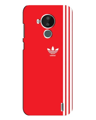 Чехол для Nokia C30 с картинкой «Красный минимализм Adidas» Чехол для Nokia C30 с картинкой «Красный минимализм Adidas»