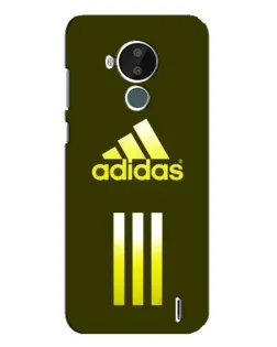 Чехол для Nokia C30 с картинкой «Оливковый градиент Adidas»