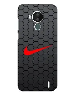 Чехол для Nokia C30 с картинкой «Nike — карбоновая сетка» Чехол для Nokia C30 с картинкой «Nike — карбоновая сетка»