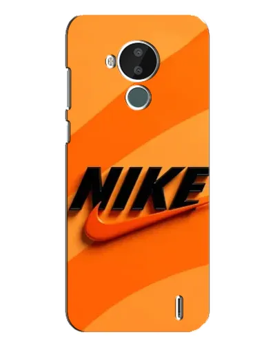 Чехол для Nokia C30 с картинкой «Оранжевый драйв Nike»