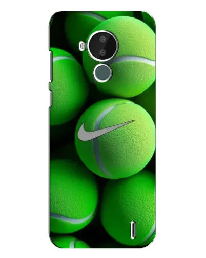 Чехол для Nokia C30 с картинкой «Теннисные мячи Найк»
