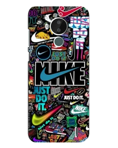 Чехол для Nokia C30 с картинкой «Яркий коллаж Nike» Чехол для Nokia C30 с картинкой «Яркий коллаж Nike»