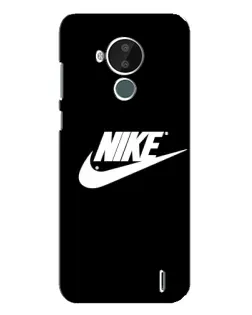 Чехол для Nokia C30 с картинкой «Мазки краски Nike»