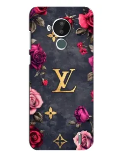 Чехол для Nokia C30 с картинкой «Цветочный Louis Vuitton» Чехол для Nokia C30 с картинкой «Цветочный Louis Vuitton»