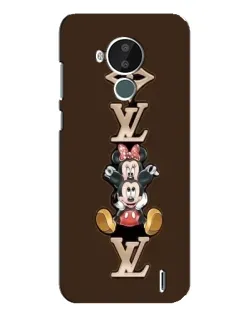 Чехол для Nokia C30 с картинкой «LV и Микки Маус»